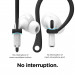 Elago AirPods Pro EarHooks - силиконови кукички за Apple AirPods Pro (черен) 5