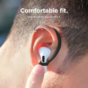 Elago AirPods Pro EarHooks - силиконови кукички за Apple AirPods Pro (черен) 3