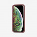 Tech21 Evo Luxe Case - хибриден кожен кейс с висока защита за iPhone XS, iPhone X (червен) 4
