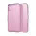 Tech21 Evo Wallet Kenley Case - кожен флип калъф с висока защита за iPhone XS, iPhone X (розов) 4