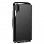 Tech21 Evo Wallet Kenley Case - кожен флип калъф с висока защита за iPhone XS, iPhone X (черен) 1