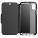 Tech21 Evo Wallet Kenley Case - кожен флип калъф с висока защита за iPhone XS, iPhone X (черен) 6