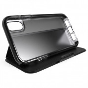 Tech21 Evo Wallet Kenley Case - кожен флип калъф с висока защита за iPhone XS, iPhone X (черен) 4