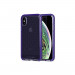 Tech21 Evo Check Case - хибриден кейс с висока защита за iPhone XS Max (лилав-прозрачен) 2