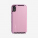 Tech21 Evo Wallet Case - кожен флип калъф с висока защита за iPhone XR (розов) 3