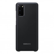 Samsung LED Cover EF-KG980CB - оригинален заден кейс, през който виждате информация от Samsung Galaxy S20 (черен) 1