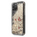 Guess Liquid Glitter Hearts Case - дизайнерски кейс с висока защита за iPhone 11 Pro (златист) 2