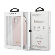 Guess Hard Silicone Case for iPhone 11 Pro (light pink) 4