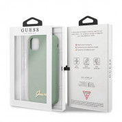 Guess Hard Silicone Case for iPhone 11 (green) 4