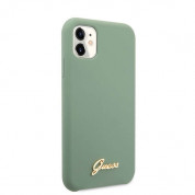 Guess Hard Silicone Case for iPhone 11 (green) 2