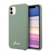 Guess Hard Silicone Case for iPhone 11 (green)