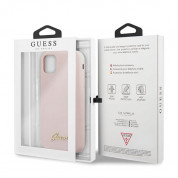 Guess Hard Silicone Case for iPhone 11 (light pink) 4