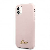 Guess Hard Silicone Case for iPhone 11 (light pink) 1