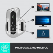 Logitech MX Master 3 Advanced Wireless Mouse - безжична мишка за PC и Mac (светлосив) 2