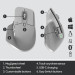 Logitech MX Master 3 Advanced Wireless Mouse - безжична мишка за PC и Mac (светлосив) 4