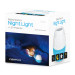 Omega LED Projector Night Light - нощна светлина със звезден проектор за деца (син) 2