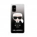 Karl Lagerfeld Iconic Gradient Case - дизайнерски кейс с висока защита за Samsung Galaxy S20 Plus (черен) 4