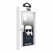 Karl Lagerfeld Iconic Gradient Case - дизайнерски кейс с висока защита за Samsung Galaxy S20 Plus (черен) 6