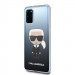 Karl Lagerfeld Iconic Gradient Case - дизайнерски кейс с висока защита за Samsung Galaxy S20 Plus (черен) 2