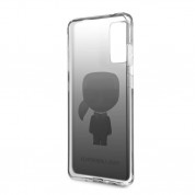 Karl Lagerfeld Iconic Gradient Case - дизайнерски кейс с висока защита за Samsung Galaxy S20 Plus (черен) 5