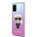 Karl Lagerfeld Iconic Gradient Case - дизайнерски кейс с висока защита за Samsung Galaxy S20 Plus (розов) 2