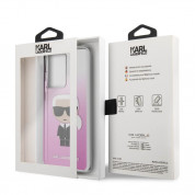 Karl Lagerfeld Iconic Gradient Case - дизайнерски кейс с висока защита за Samsung Galaxy S20 Ultra (розов) 6