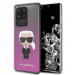 Karl Lagerfeld Iconic Gradient Case - дизайнерски кейс с висока защита за Samsung Galaxy S20 Ultra (розов) 1