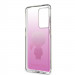 Karl Lagerfeld Iconic Gradient Case - дизайнерски кейс с висока защита за Samsung Galaxy S20 Ultra (розов) 5