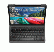 Logitech Slim Keyboard Folio - безжична клавиатура, кейс и поставка за iPad Pro 11 (2018) (черен) 2