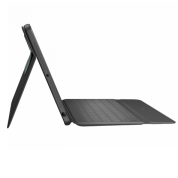 Logitech Rugged Keyboard Folio - безжична клавиатура, с удароустойчив кейс и поставка за iPad 9 (2021), iPad 8 (2020), iPad 7 (2019) (черен) 2