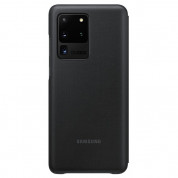 Samsung LED View Cover EF-NG988PB - оригинален калъф през който виждате информация от дисплея за Samsung Galaxy S20 Ultra (черен) 1