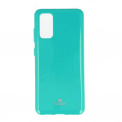 Mercury Goospery Jelly Case - силиконов (TPU) калъф за Samsung Galaxy S20 (зелен)