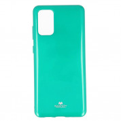 Mercury Goospery Jelly Case - силиконов (TPU) калъф за Samsung Galaxy S20 Plus (зелен)