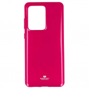 Mercury Goospery Jelly Case - силиконов (TPU) калъф за Samsung Galaxy S20 Ultra (розов)