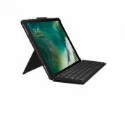 Logitech Slim Combo - безжична клавиатура, с кейс и поставка за iPad Pro 12.9 (2015), iPad Pro 12.9 (2017) (черен)