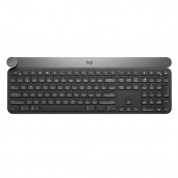 Logitech Wireless Keyboard Craft - безжична клавиатура с подсветка за компютри и мобилни устройства (тъмносив)	