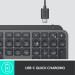 Logitech MX Keys Advanced Wireless Illuminated Keyboard - безжична клавиатура с подсветка (тъмносив)	 8