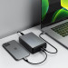 Satechi Pro 108W USB-C MultiPort PD Desktop Charger - захранване с 2xUSB-C PD изхода (90W+18W), 2xUSB-A 3.0 изхода (сив) 5
