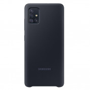 Samsung Silicone Cover EF-PA515TBEGEU - оригинален силиконов кейс за Samsung Galaxy A51 (черен)