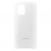 Samsung Silicone Cover Case EF-PG770TWEGEU - оригинален силиконов кейс за Samsung Galaxy S10 Lite (бял) 2