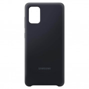 Samsung Silicone Cover EF-PA715TBEGEU - оригинален силиконов кейс за Samsung Galaxy A71 (черен) 4