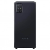 Samsung Silicone Cover EF-PA715TBEGEU - оригинален силиконов кейс за Samsung Galaxy A71 (черен) 1