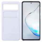 Samsung S-View Wallet Cover EF-EN770PBEGEU - оригинален калъф през който виждате информация от дисплея за Samsung Galaxy Note 10 Lite (черен) 3