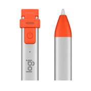 Logitech Crayon Intense Sorbet - професионална писалка за iPad (сребирст-оранжев) 2