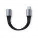 Satechi USB-C Extension Cable - удължителен USB-C кабел (12 см) (тъмносив) 1