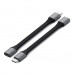 Satechi USB-C Extension Cable - удължителен USB-C кабел (12 см) (тъмносив) 3
