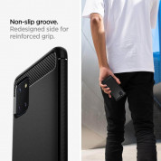 Spigen Rugged Armor Case - удароустойчив силиконов (TPU) калъф за Samsung Galaxy Note 10 Lite (черен) 2
