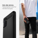 Spigen Rugged Armor Case - удароустойчив силиконов (TPU) калъф за Samsung Galaxy Note 10 Lite (черен) 3