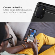 Spigen Rugged Armor Case - удароустойчив силиконов (TPU) калъф за Samsung Galaxy Note 10 Lite (черен) 1