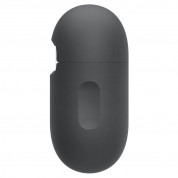 Spigen Airpods Pro Silicone Fit Case - силиконов калъф с карабинер за Apple Airpods Pro (тъмносив) 5